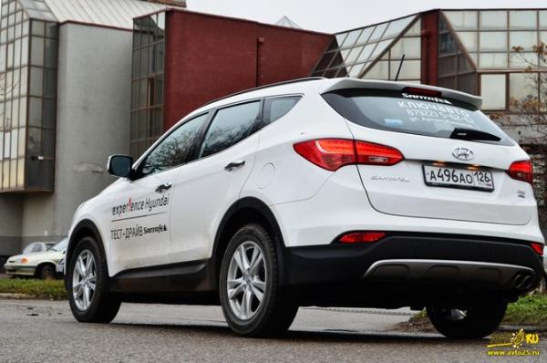 Санта в городе: тест-драйв Hyundai Santa Fe